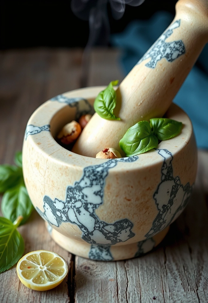 Preparazione Pesto